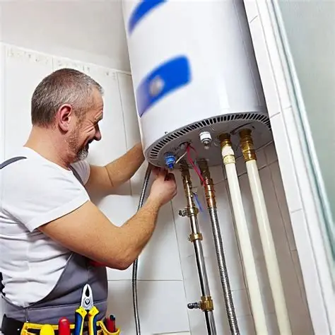 Chauffe bain installation